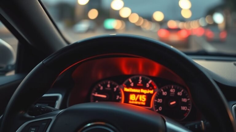 car maintenance reminder indication