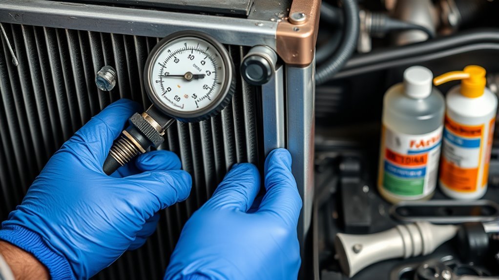 detect coolant leaks early