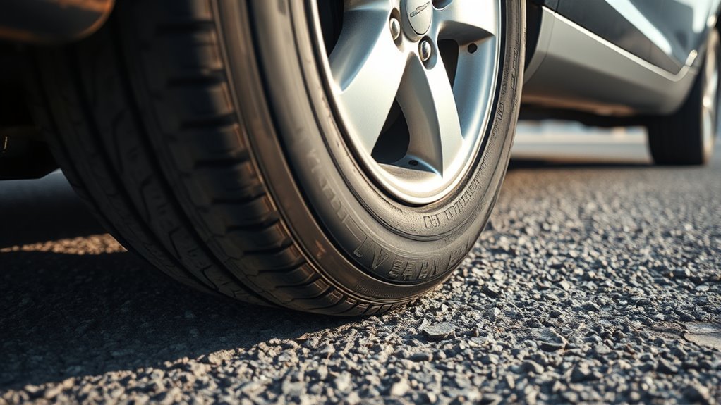 driving causes tire rim damage