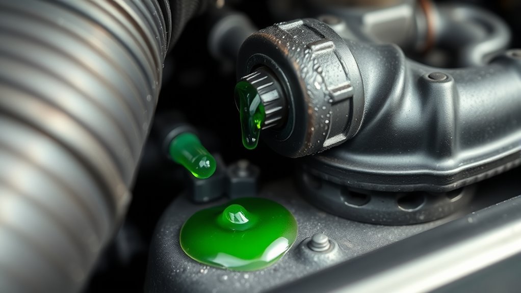 identify coolant leak signs early