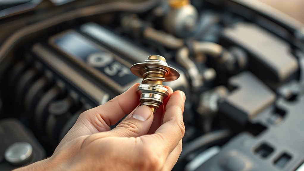 regulates engine coolant flow