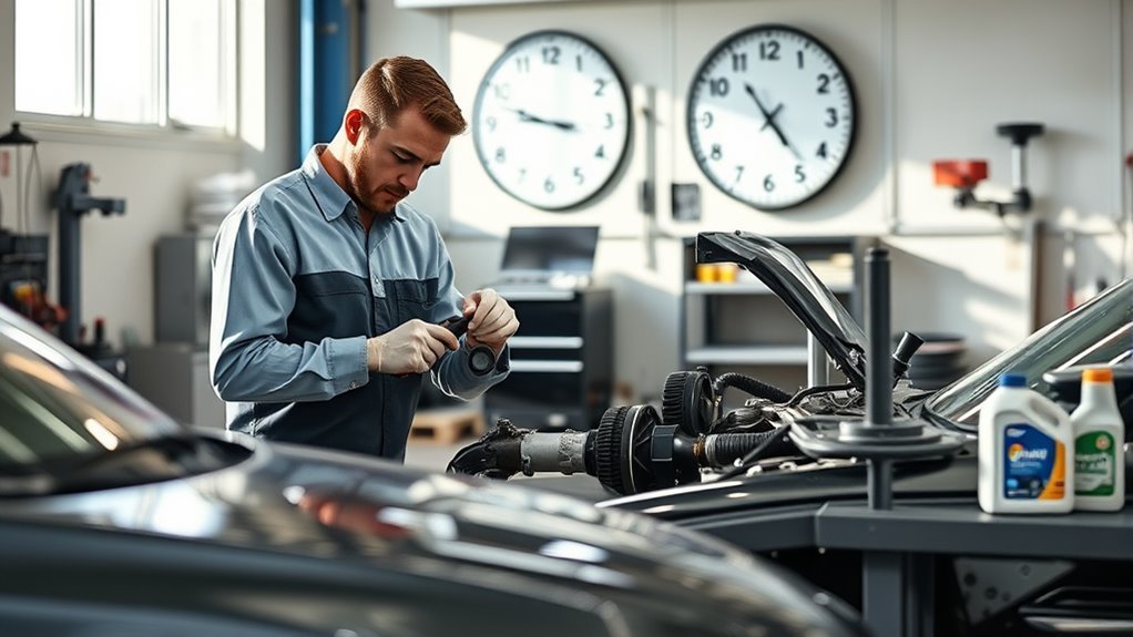 routine vehicle maintenance durations