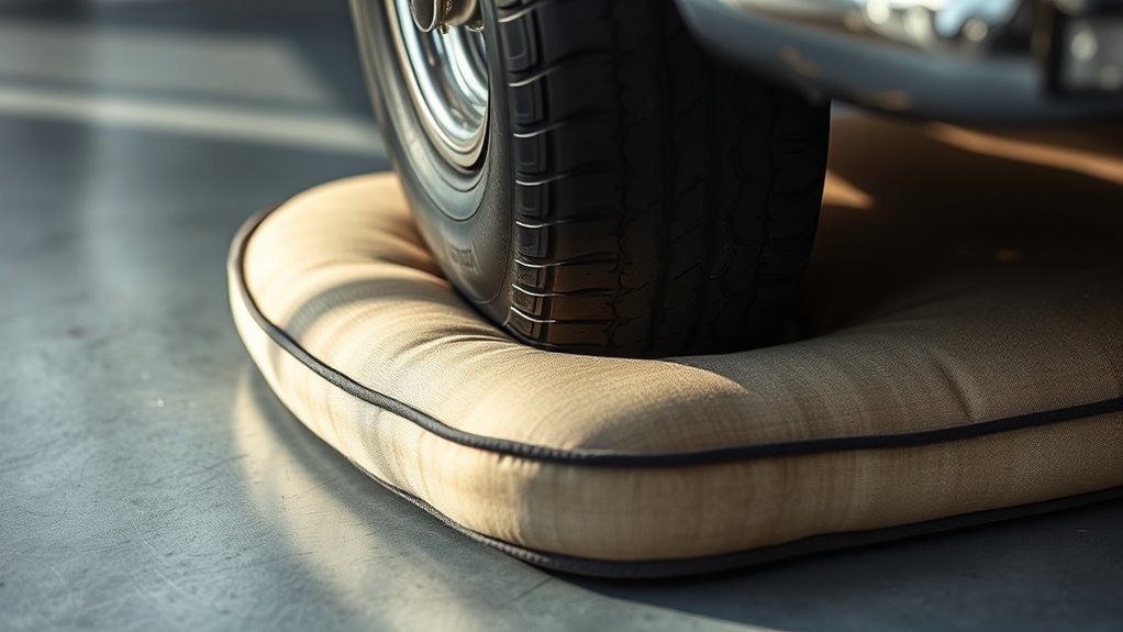tire supports for storage